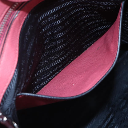 Prada Convertible Soft Shopping Tote Saffiano Leather, PINK, LEATHER, Tote bag