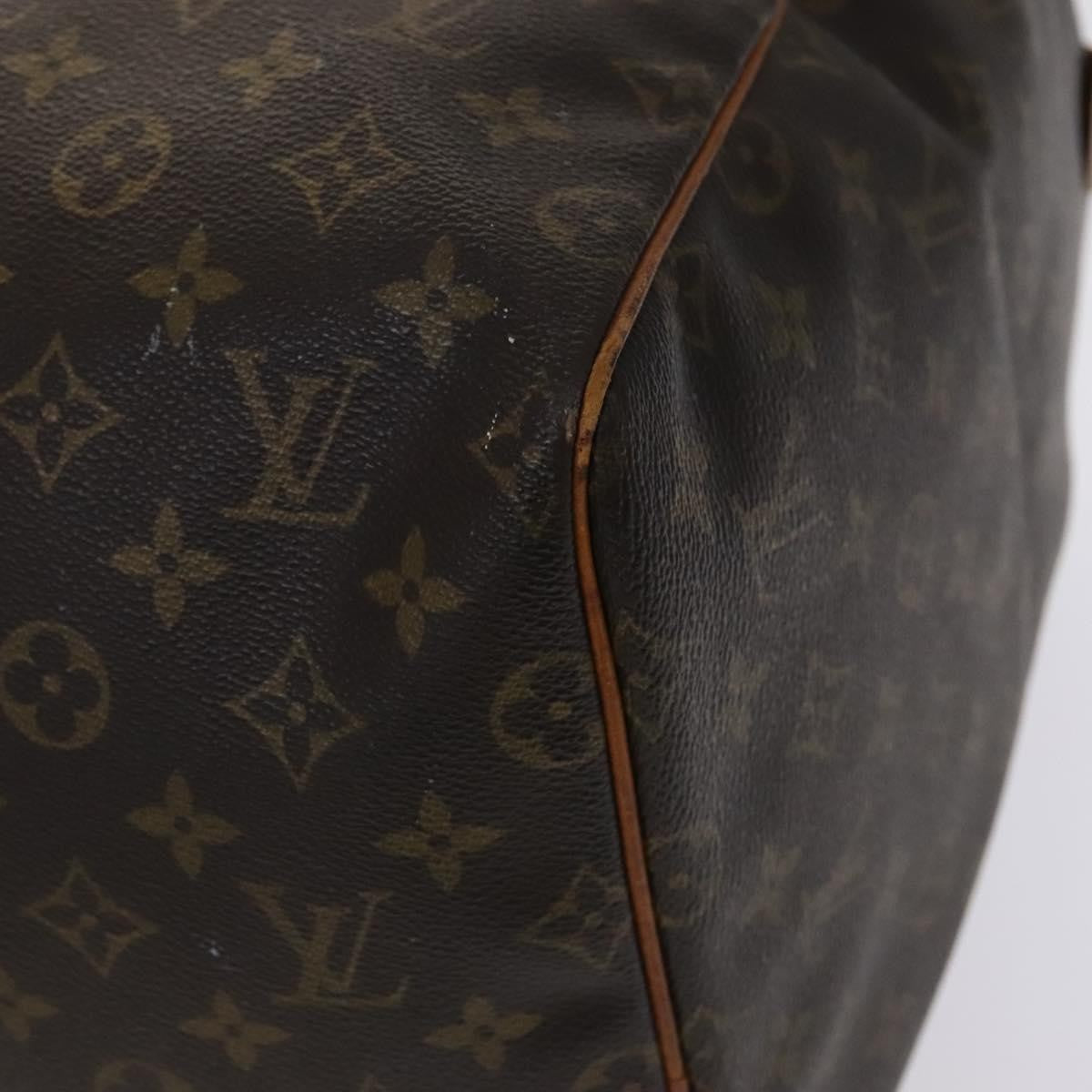 Louis Vuitton Keepall Bag Monogram Canvas, BROWN, CANVAS, Travel bag