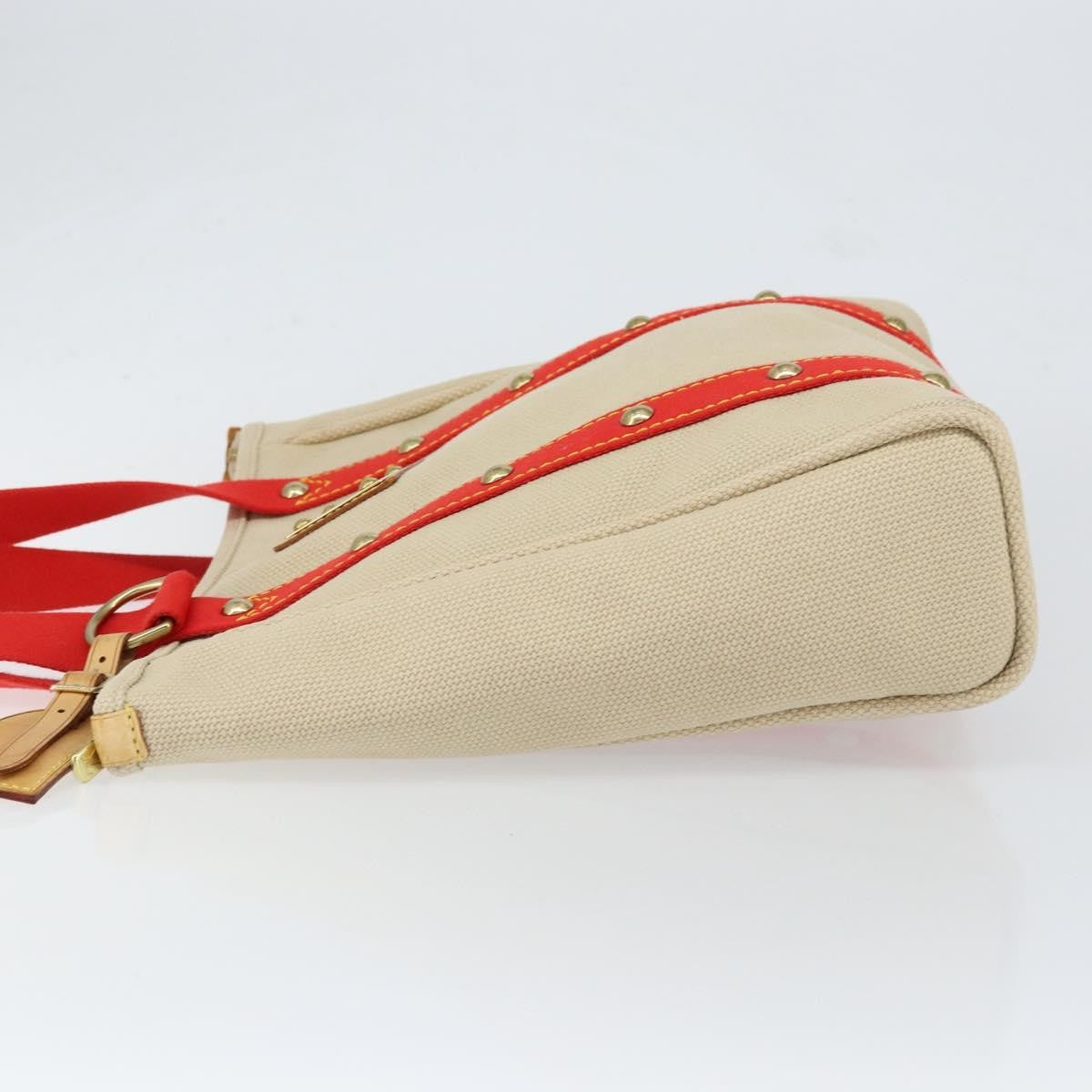 Louis Vuitton Antigua Tote Canvas, BEIGE, CANVAS, Tote bag