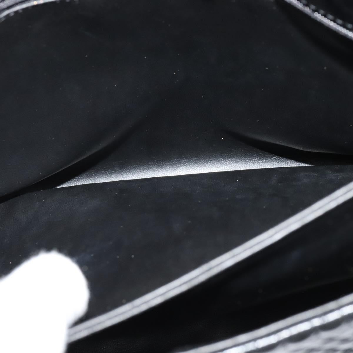 Bally Vintage Handbag Quilted Leather, BLACK, LEATHER, Handbag