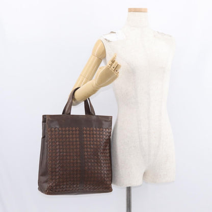 Bottega Veneta Tote Intrecciato Nappa, BROWN, LEATHER, Tote bag