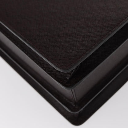 Louis Vuitton Pilot Briefcase Taiga Leather, BROWN, LEATHER, Briefcase