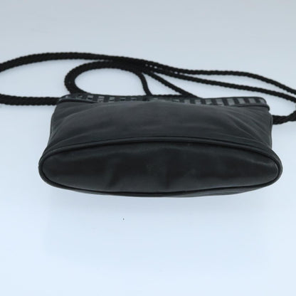 Fendi Vintage shoulderbag Leather, Black, Leather, Shoulder Bag