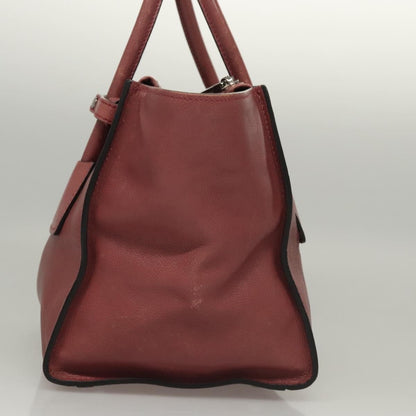 Prada Twin Pocket Convertible Tote Cervo Leather, PINK, LEATHER, Handbag