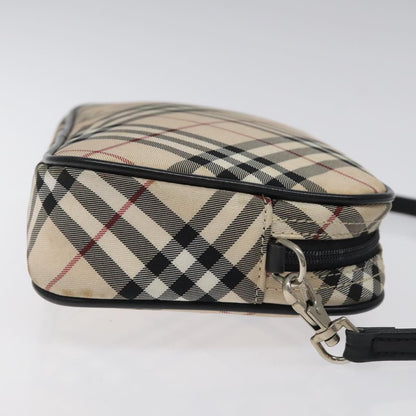 Burberry Nova check Pochette Canvas, BEIGE, NYLON, Clutche & pouche