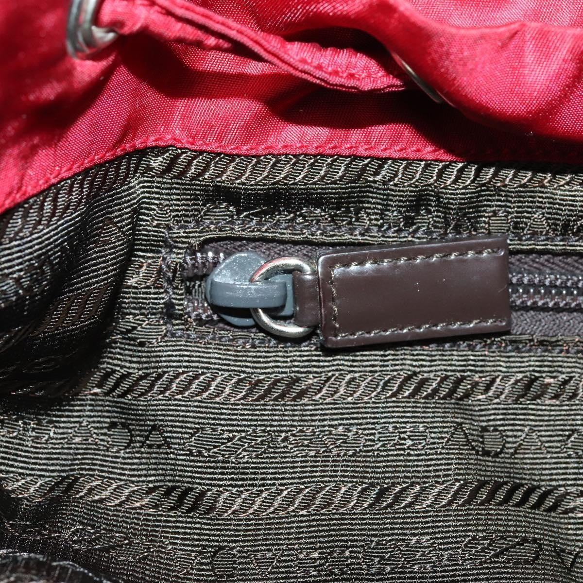 Prada Double Front Pocket Backpack Tessuto, RED, NYLON, Backpack