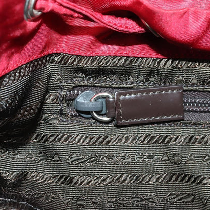 Prada Double Front Pocket Backpack Tessuto, RED, NYLON, Backpack