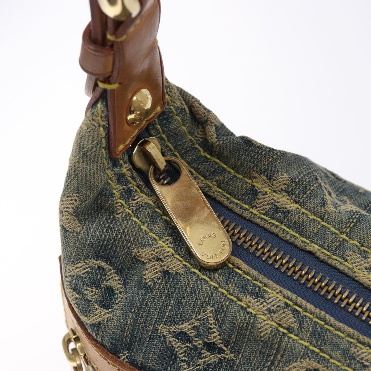 Louis Vuitton Baggy Handbag Denim, BLUE, DENIM_JEANS, Handbag