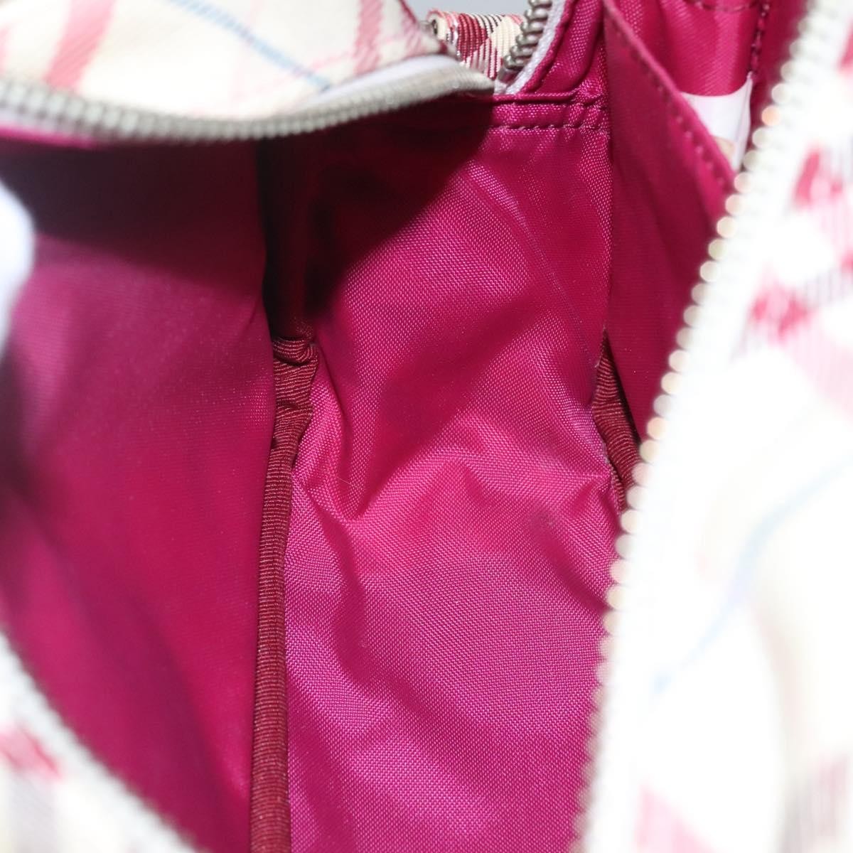 Burberry Nova Check Blue Label Nylon, WHITE, NYLON, Shoulder bag