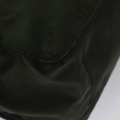 Prada Vintage Zip Handbag Tessuto, GREEN, NYLON, Handbag