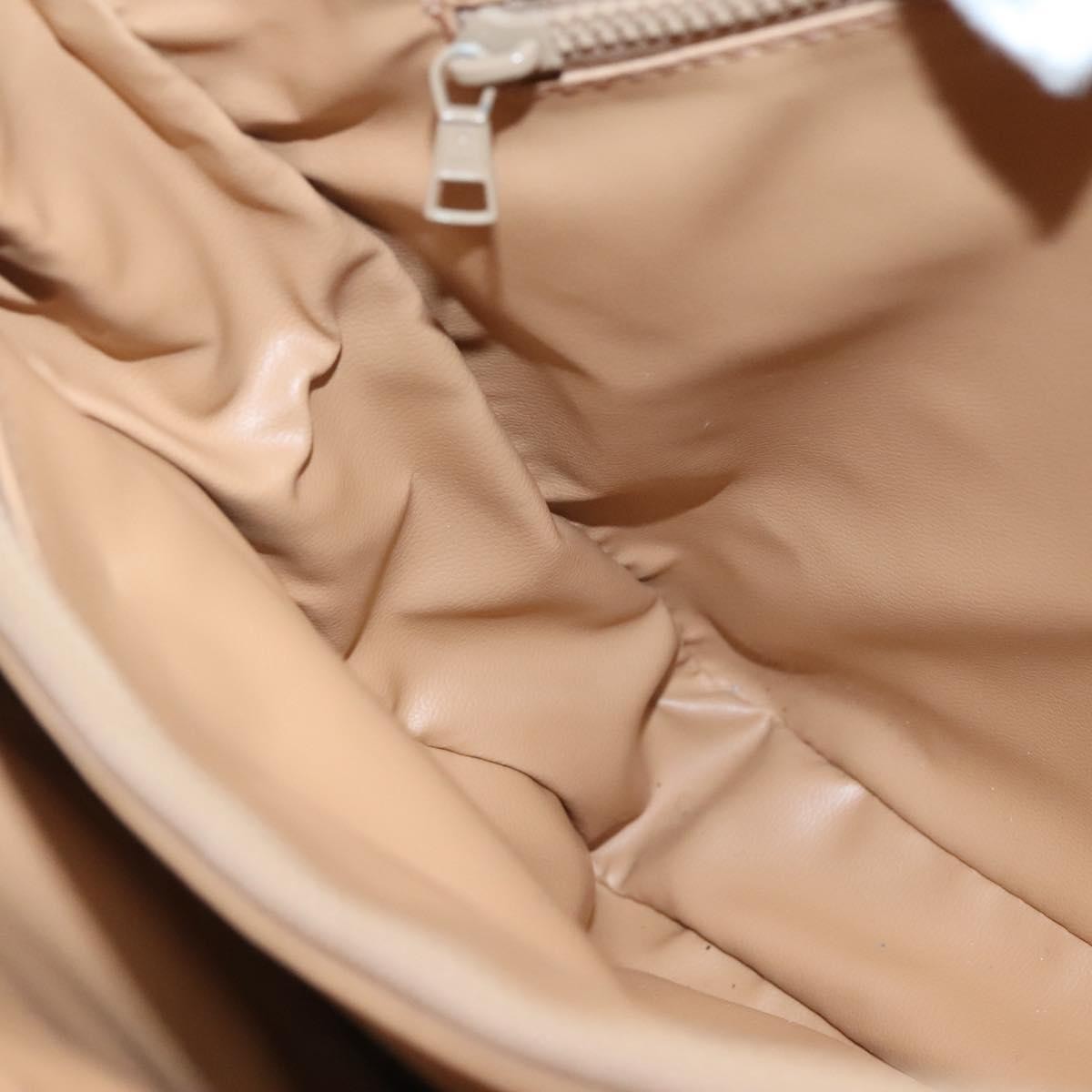 Celine Vintage Macadam Handbag Canvas, BEIGE, CANVAS, Handbag