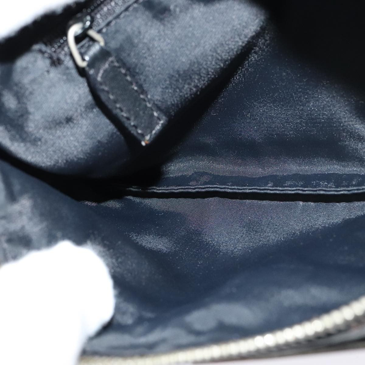 Christian Dior Vintage Trotter Shoulder Bag Canvas, BLACK, CANVAS, Shoulder bag