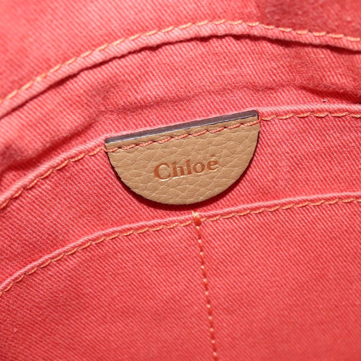 Chloe Angie Tote Leather, BROWN, LEATHER, Tote bag