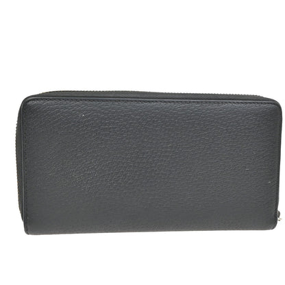 Gucci GG Marmont Zip Around Wallet Leather, BLACK, LEATHER, Wallets