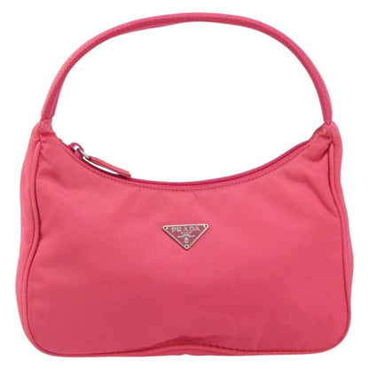Prada Pochette Shoulder Bag Tessuto, PINK, NYLON, Clutche & pouche