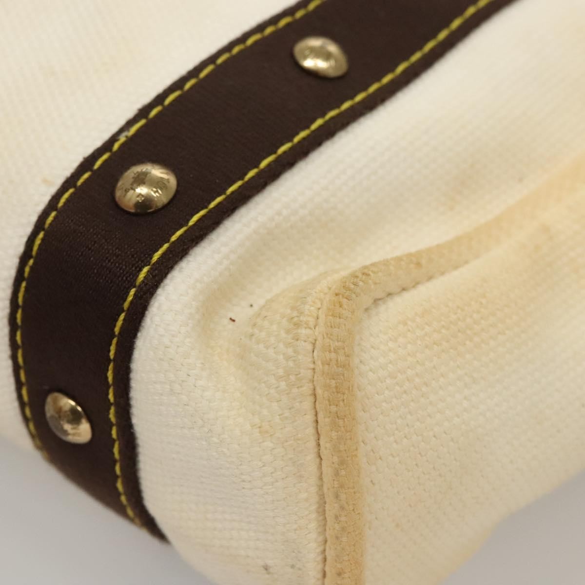 Louis Vuitton Antigua Tote Canvas, WHITE, CANVAS, Tote bag