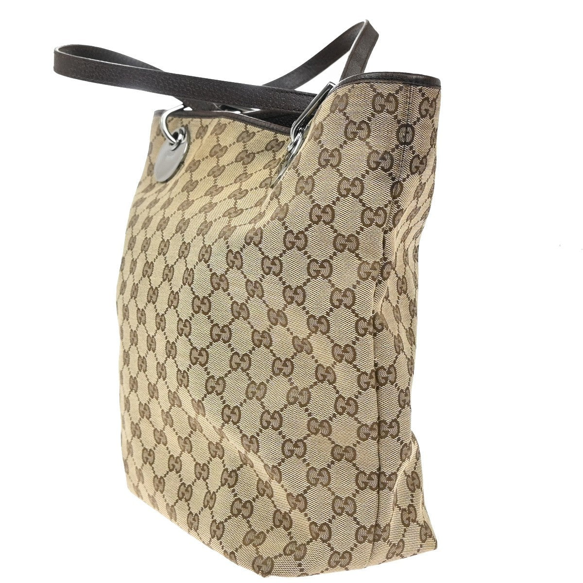 Gucci Eclipse Tote GG Canvas, BROWN, CANVAS, Shoulder bag