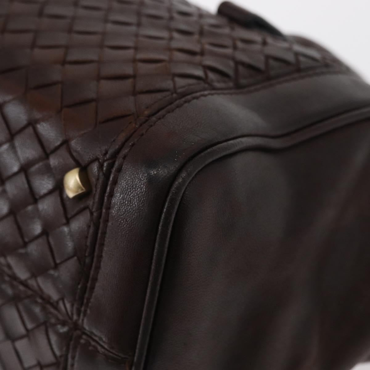 Bottega Veneta Intrecciato Handbag Leather, BROWN, LEATHER, Handbag