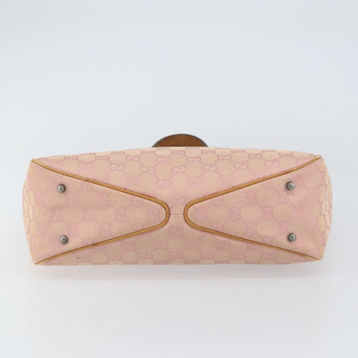 Gucci Vintage Open Tote GG Canvas, PINK, CANVAS, Tote bag