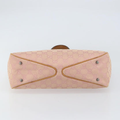 Gucci Vintage Open Tote GG Canvas, PINK, CANVAS, Tote bag