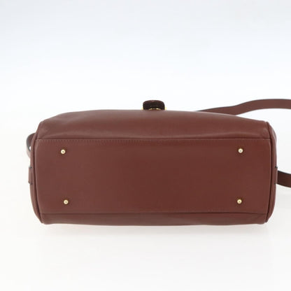 Valentino Garavani Vintage Handbag Leather, BROWN, LEATHER, Handbag