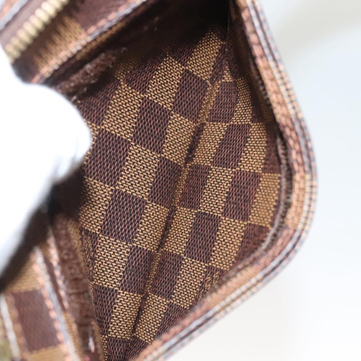 Louis Vuitton Geronimos Waist Bag Damier, BROWN, CANVAS, Shoulder bag