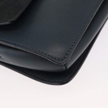 Chloe Faye Shoulder Bag Leather and Suede, GREEN, SUEDE, Shoulder bag