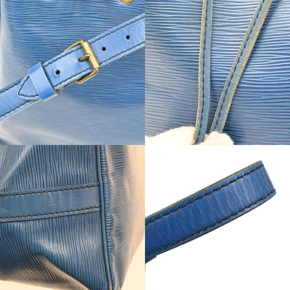Louis Vuitton Petit Noe Handbag Epi Leather, BLUE, LEATHER, Shoulder bag