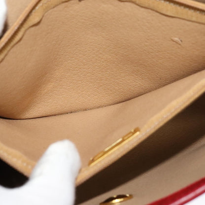 Christian Dior Vintage Trotter Shoulder Bag Canvas, RED, CANVAS, Shoulder bag