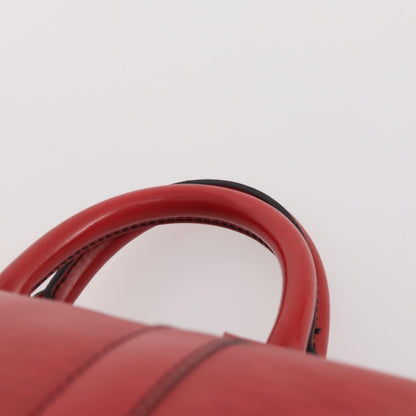 Louis Vuitton Keepall Bag Epi Leather, RED, LEATHER, Travel bag