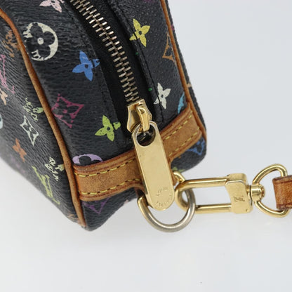 Louis Vuitton Wapity Trousse Pouch Monogram Multicolor, BLACK, CANVAS, Clutche & pouche
