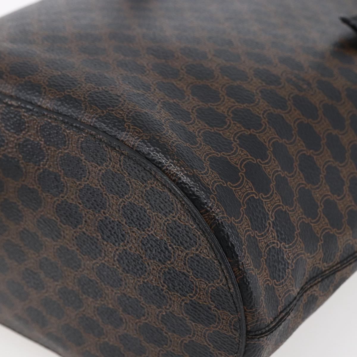 Celine Vintage Macadam Tote bag Canvas, BROWN, CANVAS, Tote bag