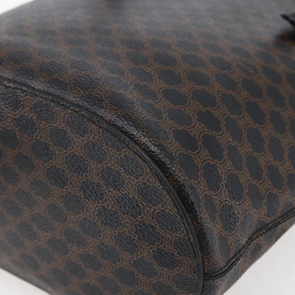 Celine Vintage Macadam Tote bag Canvas, BROWN, CANVAS, Tote bag