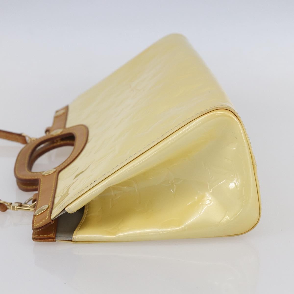 Louis Vuitton Roxbury Drive Handbag Monogram Vernis, BEIGE, PATENT_LEATHER, Handbag