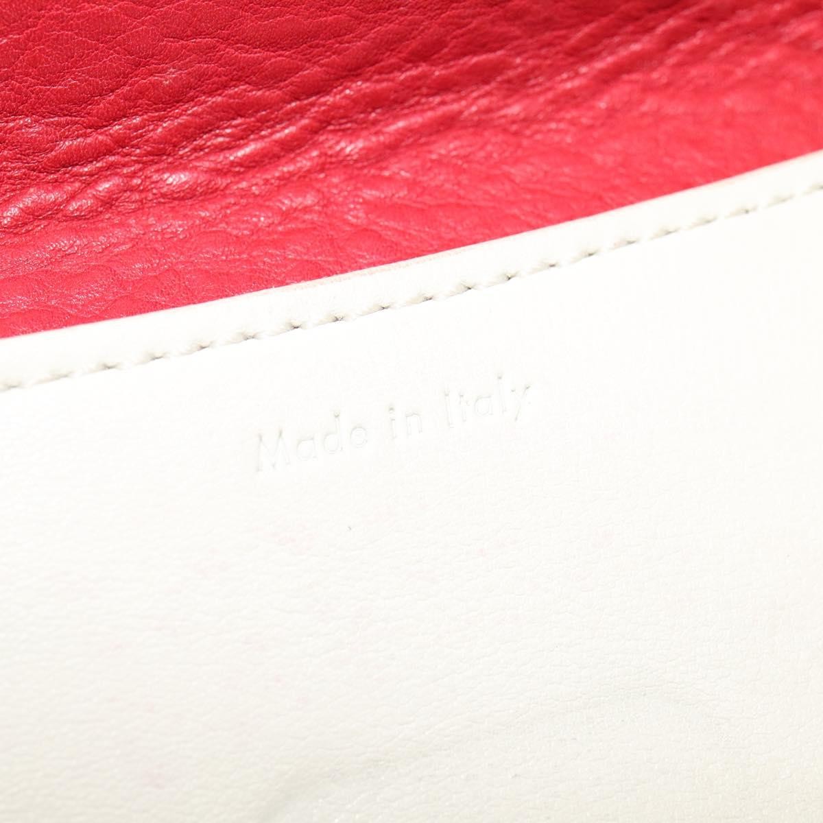 Celine Shoulder Bag Leather, RED, LEATHER, Shoulder bag