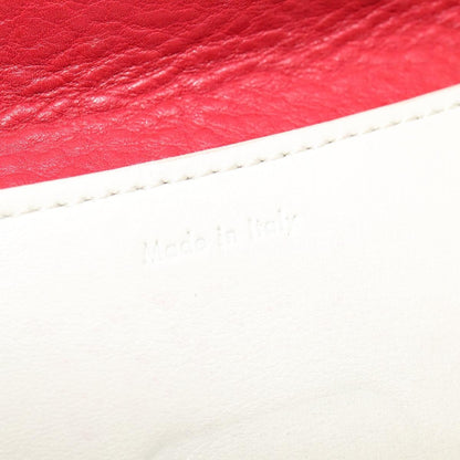 Celine Shoulder Bag Leather, RED, LEATHER, Shoulder bag