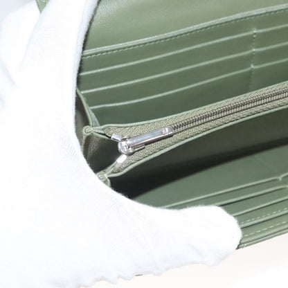 Chanel CC Gusset Classic Flap Wallet Quilted Lambskin, GREEN, LEATHER, Wallets