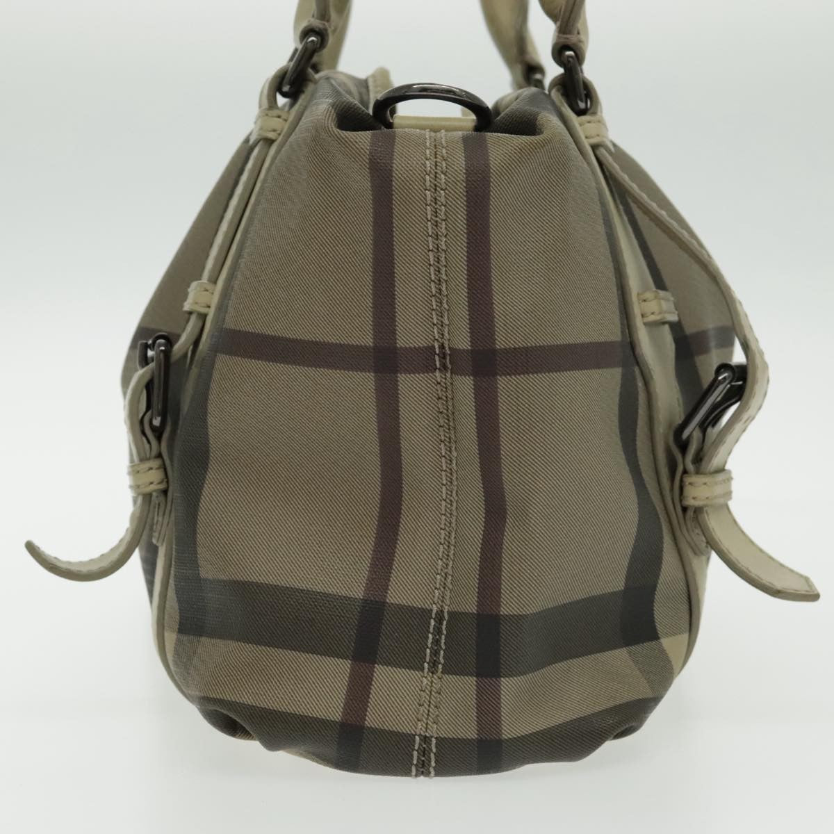 Burberry Nova Check Handbag Nova Check Canvas and leather, BEIGE, CANVAS, Handbag