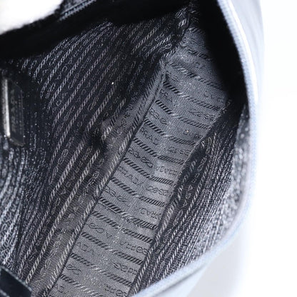 Prada Vintage Handbag Leather, BLACK, LEATHER, Shoulder bag