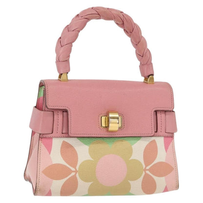 Miu Miu Click Convertible Satchel Leather, PINK, LEATHER, Handbag