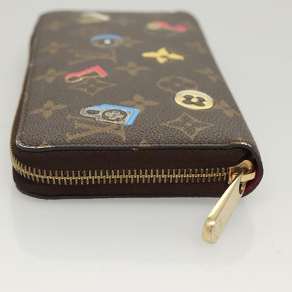 Louis Vuitton Zippy Wallet NM Monogram Lovelock, BROWN, CANVAS, Wallets
