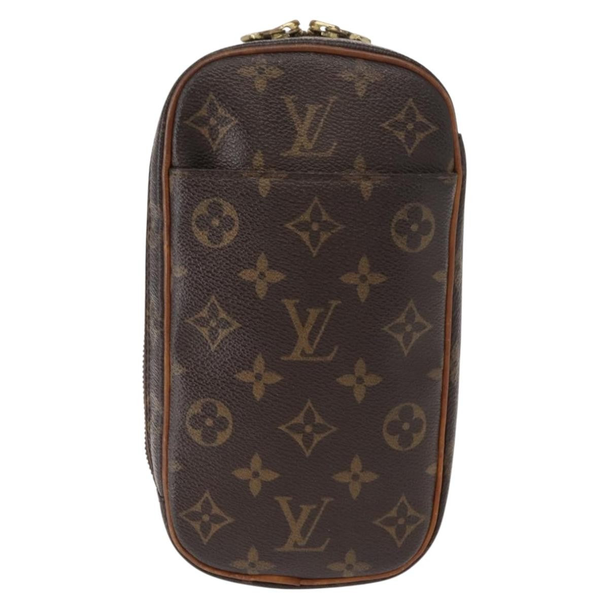Louis Vuitton Pochette Gange Monogram Canvas, BROWN, CANVAS, Shoulder bag