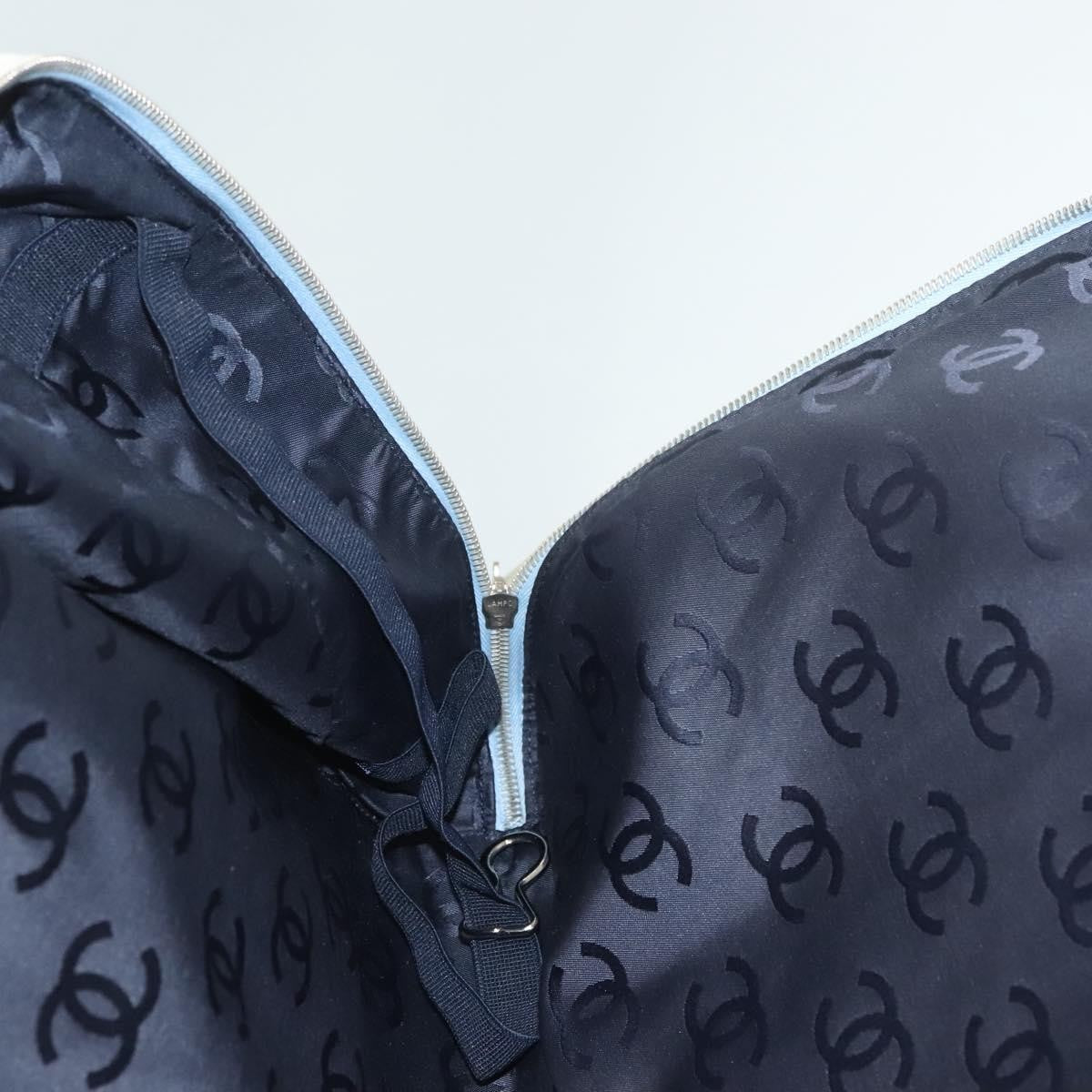 Chanel Zip Around Travel Bag Denim, BLUE, DENIM_JEANS, Travel bag