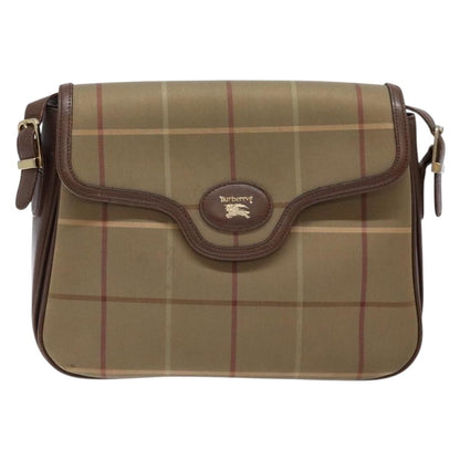Burberry Nova check Shoulder bag Canvas, BEIGE, CANVAS, Shoulder bag