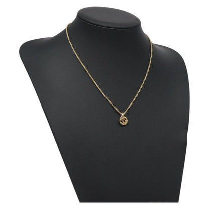 Christian Dior CD Pendant Necklace Gold-plated, GOLD, GOLD_PLATED, Necklace