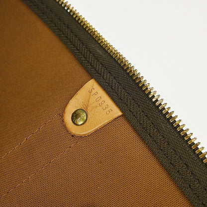 Louis Vuitton Keepall Bag Monogram Canvas, BROWN, CANVAS, Travel bag