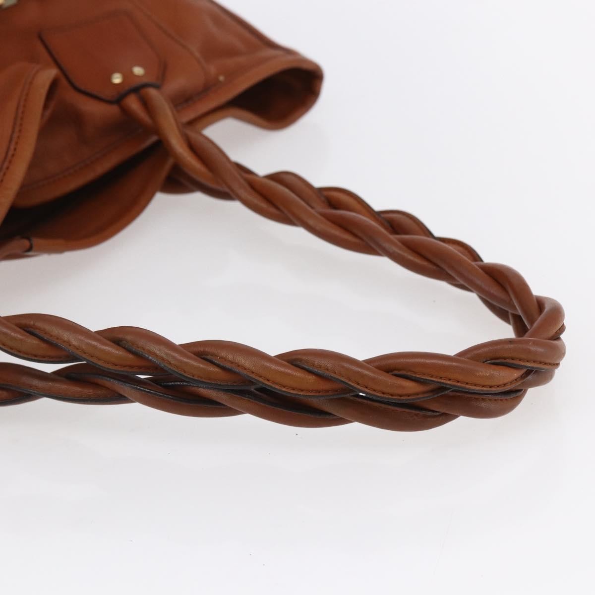 Chloe Vintage Tote bag Leather, BROWN, LEATHER, Tote bag