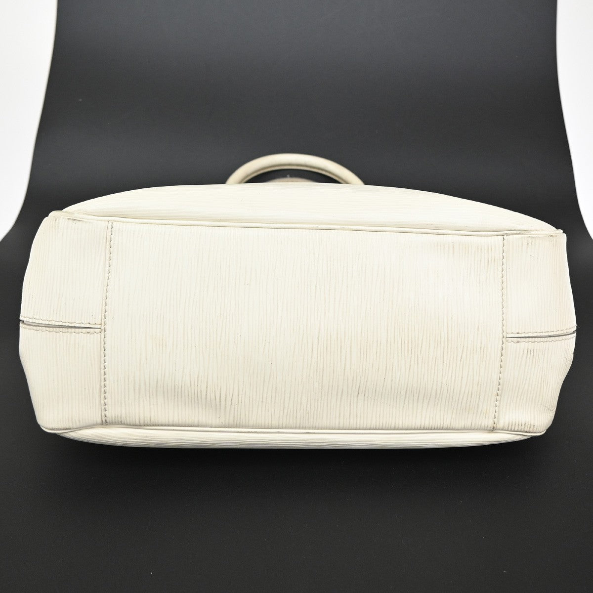 Louis Vuitton Passy Tote Epi Leather, WHITE, LEATHER, Tote bag