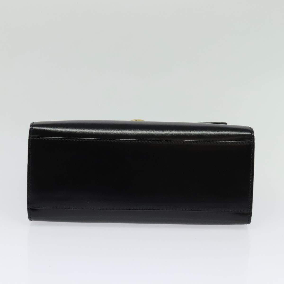 Celine Vintage Logo Top Handle Bag Leather, BLACK, LEATHER, Handbag