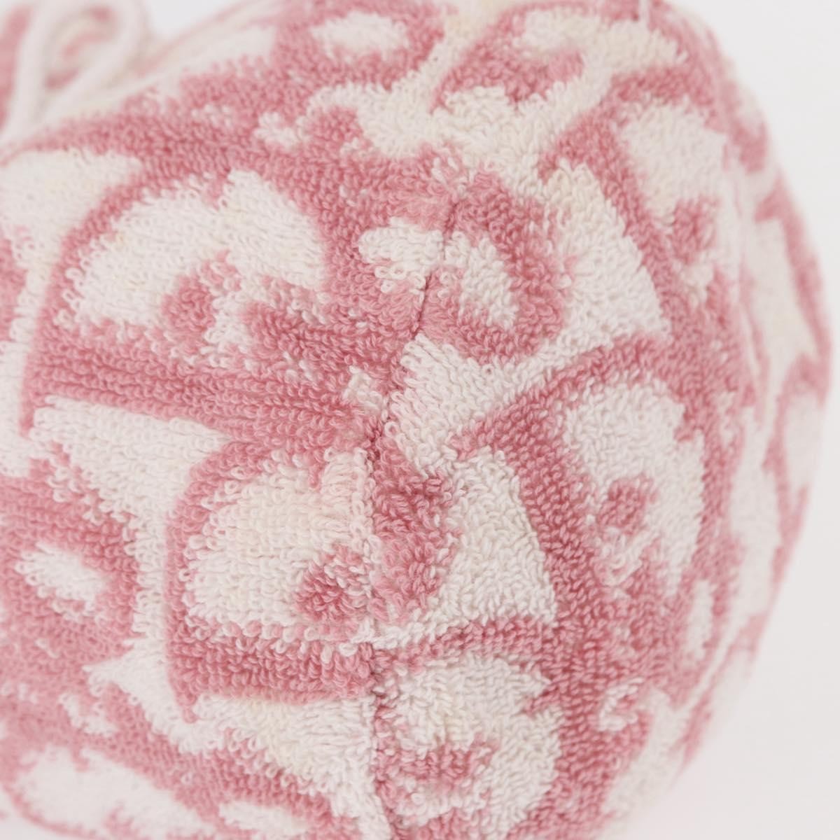 Christian Dior Vintage Trotter Pouch Pile, PINK, COTTON, Clutche & pouche